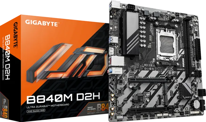 GIGABYTE B840M-D2H DDR5 HDMI-DP PCIE 5.0 AM5 mATX