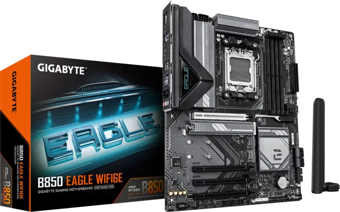 GIGABYTE B850 EAGLE WIFI6E DDR5 HDMI-DP TYPEC PCIE 5.0 AM5 ATX