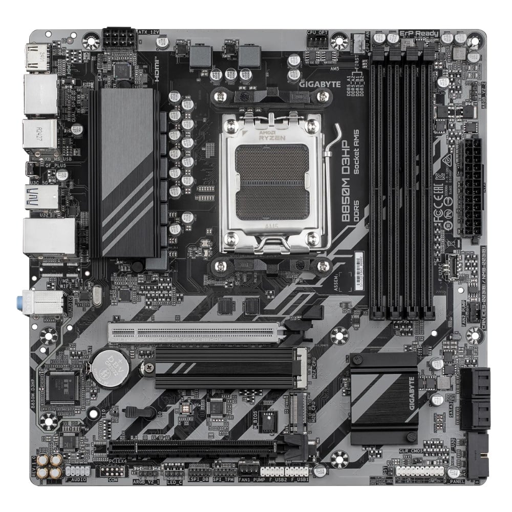 GIGABYTE B850M D3HP DDR5 7600Mhz HDMI/DP MATX AM5