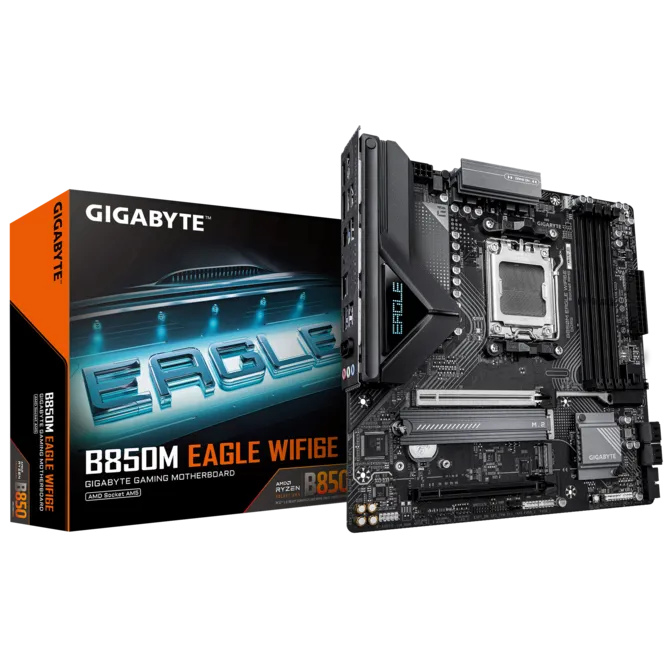 GIGABYTE B850M EAGLE WIFI6E DDR5 HDMI-DP PCIe 5.0 AM5 mATX
