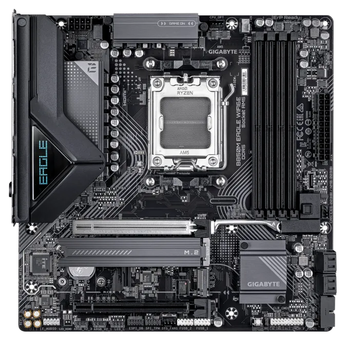 GIGABYTE B850M EAGLE WIFI6E DDR5 HDMI-DP PCIe 5.0 AM5 mATX