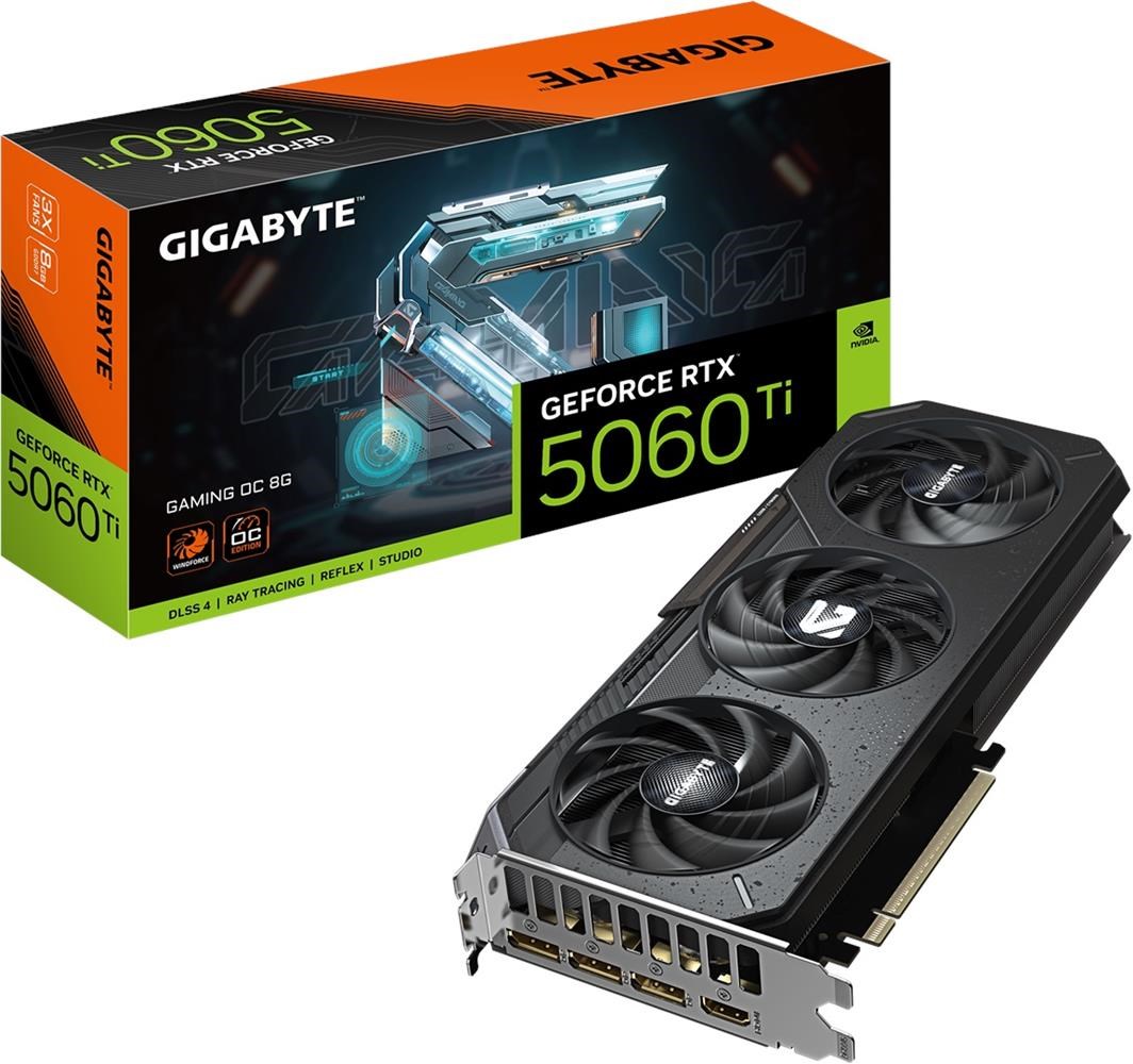 Gigabyte GeForce RTX5060Ti Gaming OC 8G 8GB GDDR7 128 Bit DLSS 4 Ekran Kartı