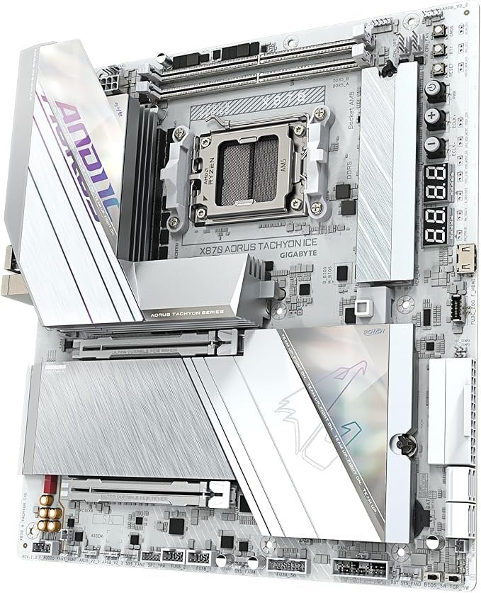GIGABYTE X870A AORUS TACHYON ICE DDR5 8400Mhz HDMI/DP E-ATX AM5