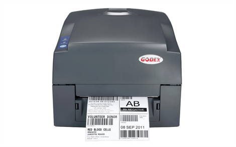 GODEX 203dpi G500 108mm 127mm/sn USB + Seri + Ethernet Termal Transfer Barkod Etiket Yazıcı