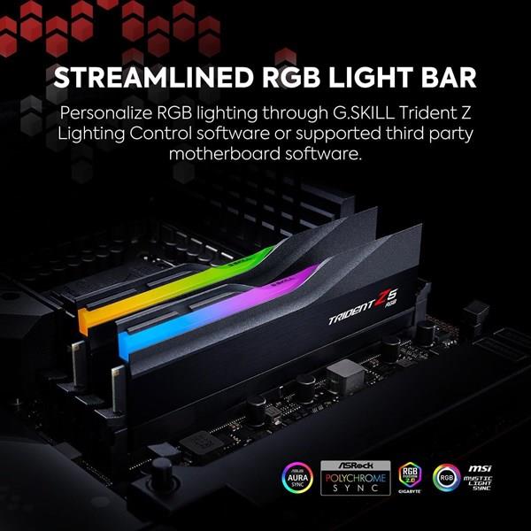 GSKILL 64GB (2X 32GB) DDR5 5600MHZ CL28 RGB DUAL KIT PC RAM TRIDENT Z5 F5-5600J2834F32GX2-TZ5RK