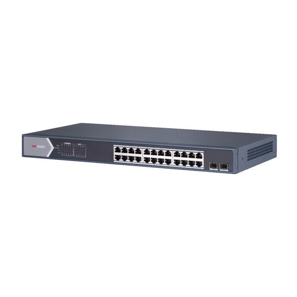 HIKVISION 24port 250w FULL PoE DS-3E0526P-E/M GIGABIT 2X SFP Yönetilemez Switch RackMount