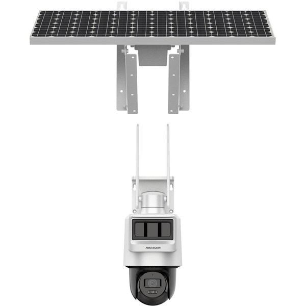 HIKVISION 4MP PT Speed Dome 2.8mm Pan-Tilt Solar IP Kamera (4G Sim Kart Destekli) DS-2DE2C400IWG-K/4G/C09S20