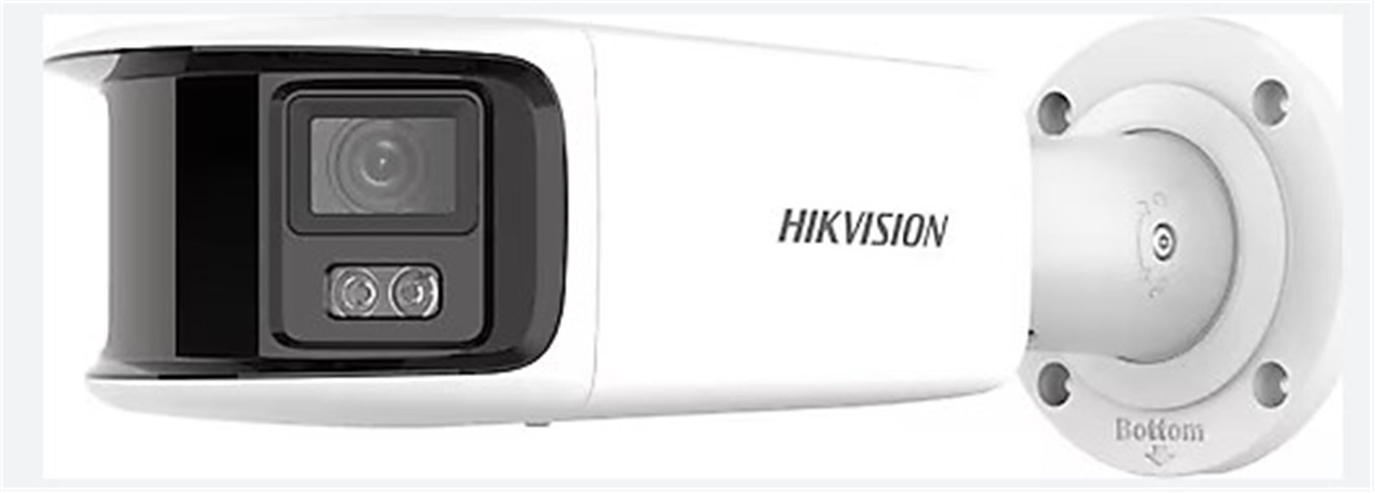 Hikvision DS-2CD2T87G2P-LSU-SL 8MP 4mm Çift Lens 180 Derece Lens ColorVu Bullet IP Kamera