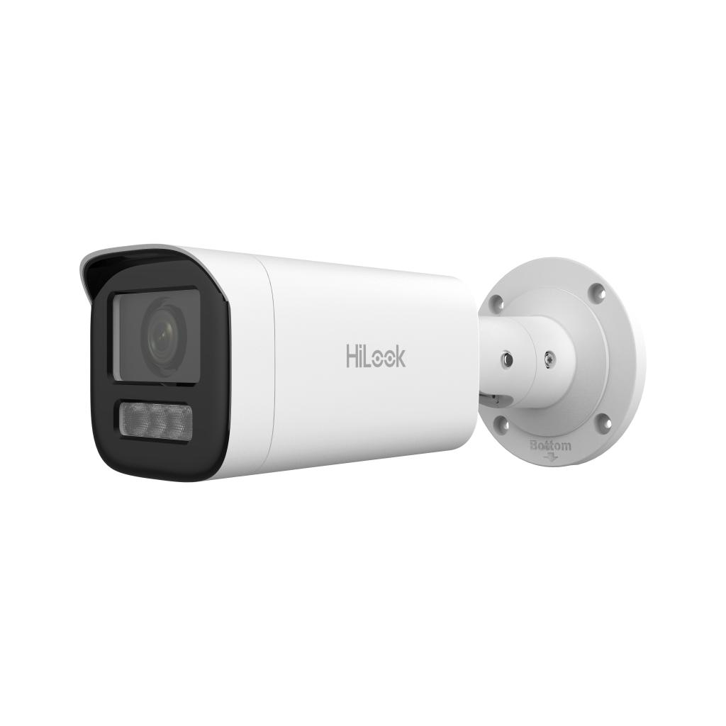 HILOOK IPC-B640HA-LZU, 4Mpix, 2,8-12mm  Motorize Lens, H265+, Dual Light, 50Mt Gece Görüşü, Dahili Mikrofon, PoE, IP67, IK10, Bullet, IP Kamera