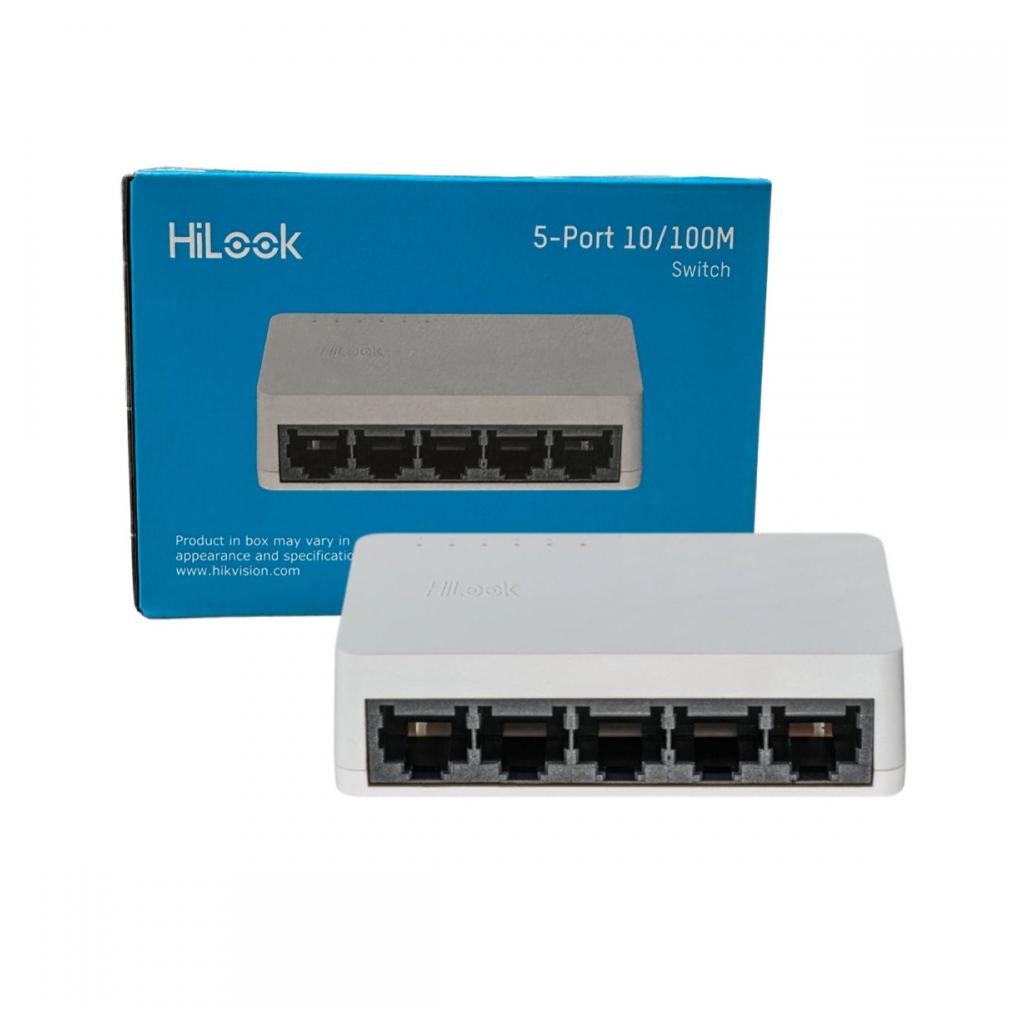 HILOOK NS-0105D, 5 Port, Megabit, Yönetilemez, Masaüstü Switch