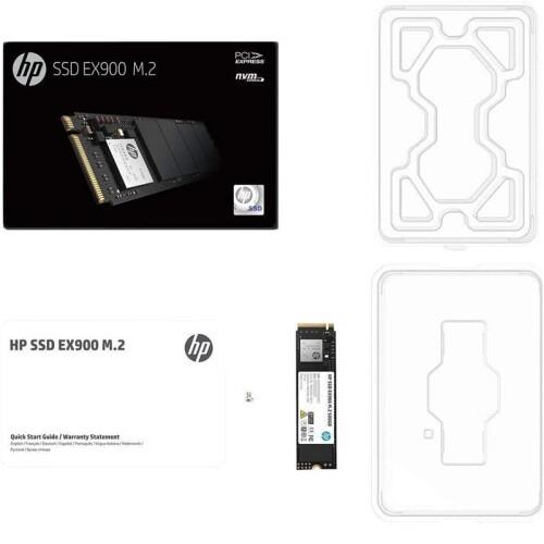 HP 500GB EX900 2YY44AA 2100- 1500MB/s M2 PCIe NVMe Gen3 Disk