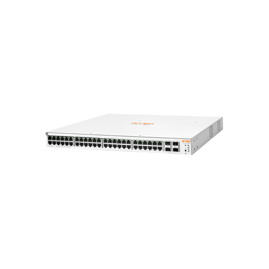 HP Aruba Instant On JL686B, 1930-48G, 48Port,  GigaBit, 48 Port PoE, 370W, 4 Port Gigabit SFP, Yönetilebilir, Rack Mount Switch