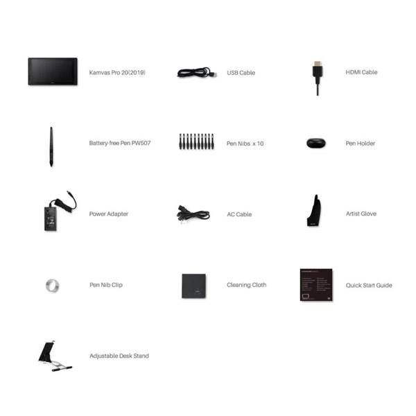 Huion GT1901 Pen Display Kamvas Pro 20 Grafik Tablet (HUGT1901)