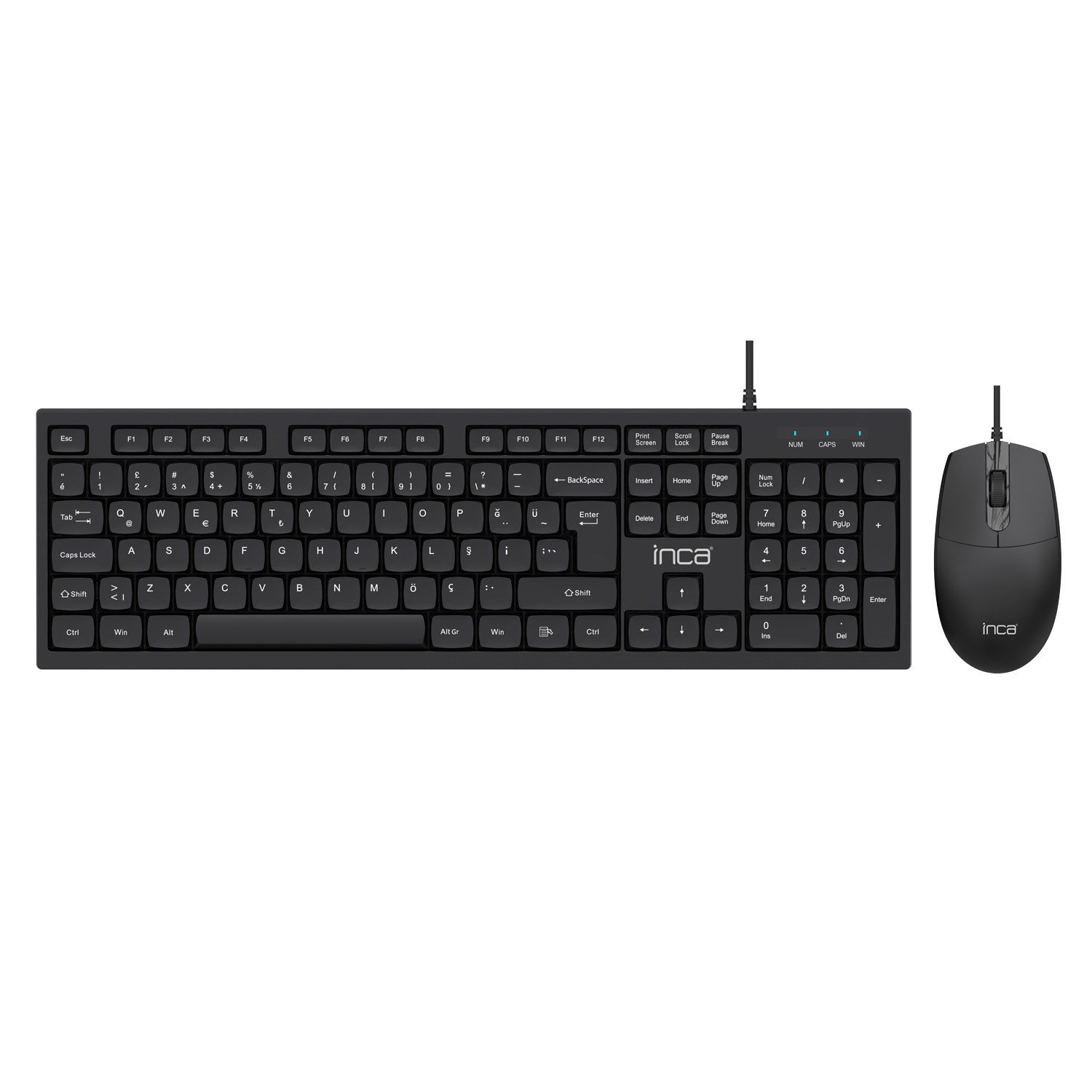 INCA USB Q Standart Klavye - Mouse Set IMK-376T
