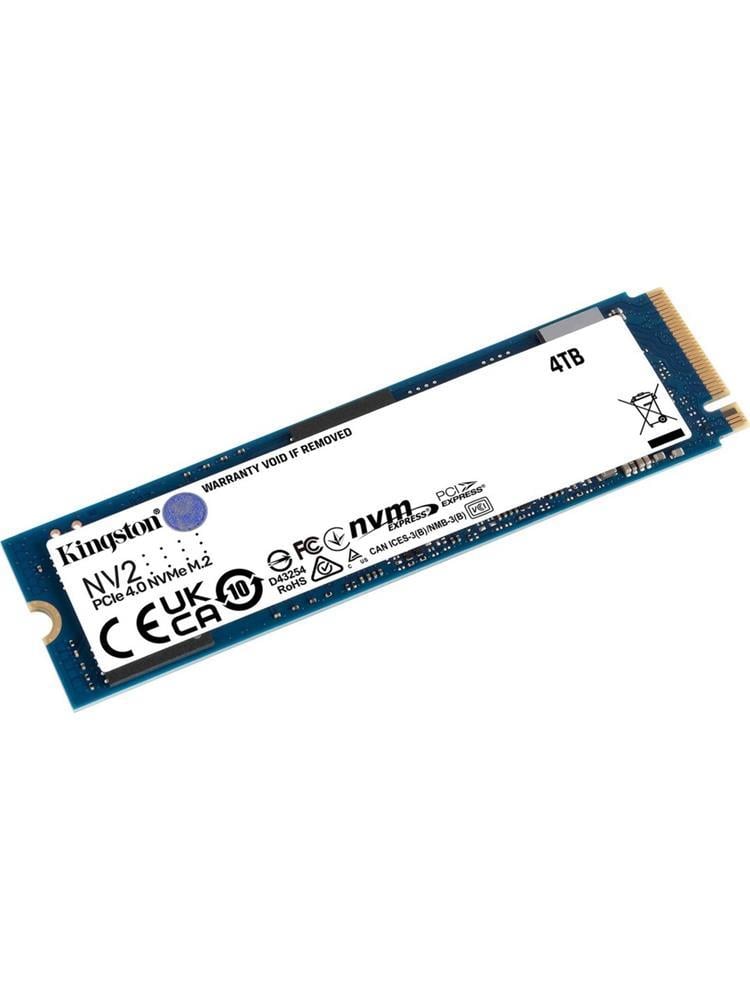 Kingston 4TB Nv2 M.2 2280 Nvme SSD (3500-2800MB-S) SNV2S-4000G Ssd Disk