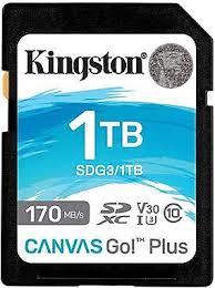 Kingston SDCG3-1TB 1TB microSDXC Canvas Go Plus 170R A2 U3 V30 Card + ADP Hafıza Kartı .KINGSTONDiğer Ürünler110.30.10.0072