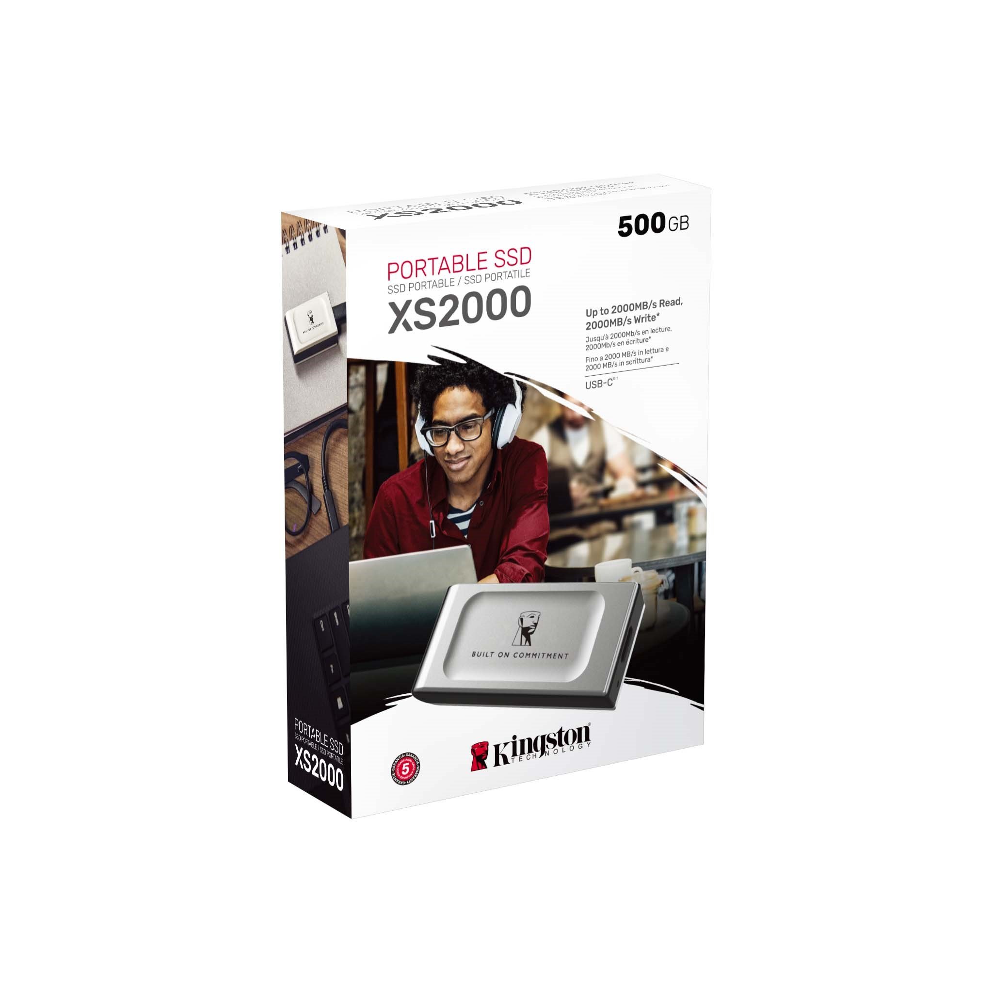 KINGSTON XS2000 1TB 2000/2000MB/s USB 3.2 TAŞINABİLİR SSD SXS2000/1000G