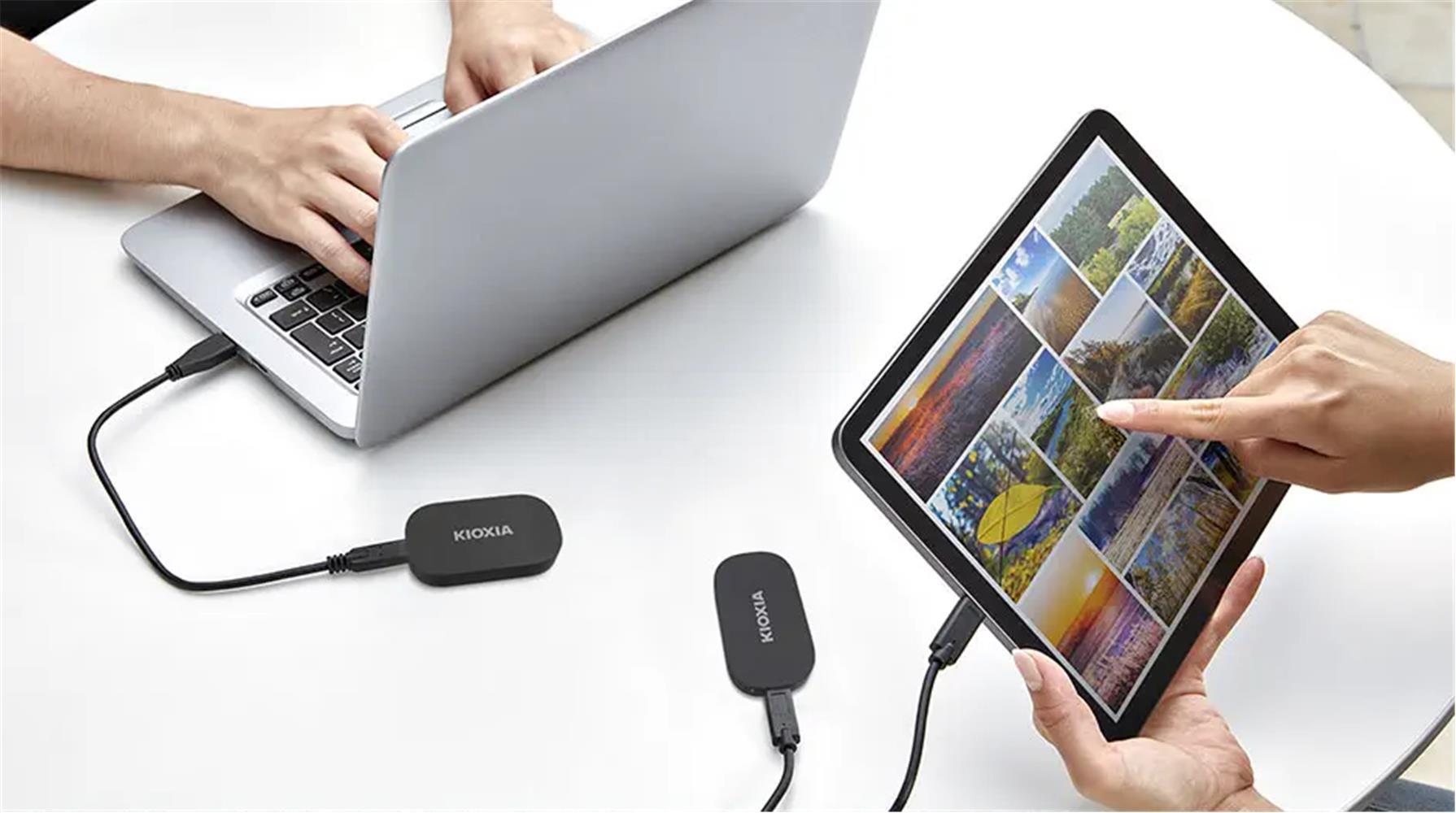 Kioxia 1TB Excerıa Plus LXD20K001TG8 G2 USB 3.2 1050-1000 Taşınabilir SSD