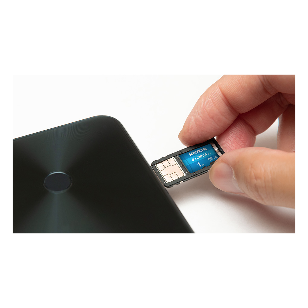 KIOXIA 1TB ExceriaG2, LMEX2L001TG2 U1 V30 4K,  CL10, 100Mb/s, MicroSD Kart Bellek (SD Adaptörlü)