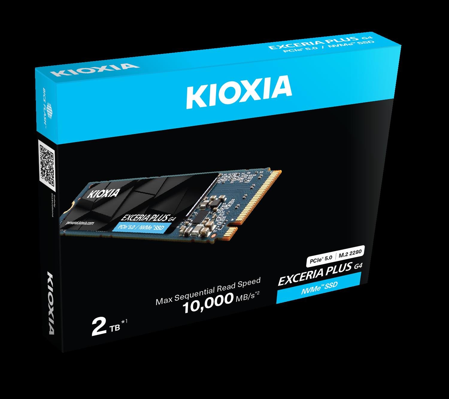 Kioxia Exceria Plus G4 LVD10Z002TG8 2TB 10000/8200MB/sn Gen5
