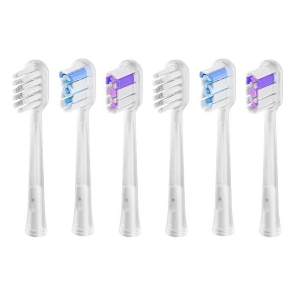 LAIFEN Beyaz 6'lı Diş Fırçası Başlığı