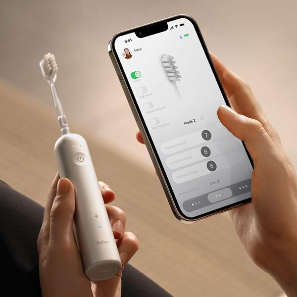 LAIFEN LFTB01-P Wave 6W 900mAh Bataryalı Salınım VeTitreşimli Şarj Edilebilir Diş Fırçası