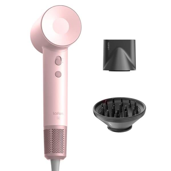 LAIFEN SE Pembe 1500W 2 Başlıklı Yüksek Hızlı Saç Kurutma Makinesi