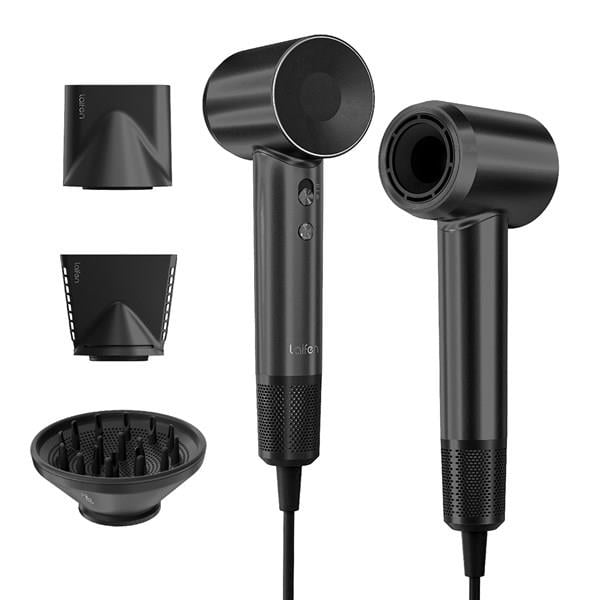 LAIFEN Swift Siyah 1600W 3 Başlıklı Yüksek Hızlı Saç Kurutma Makinesi