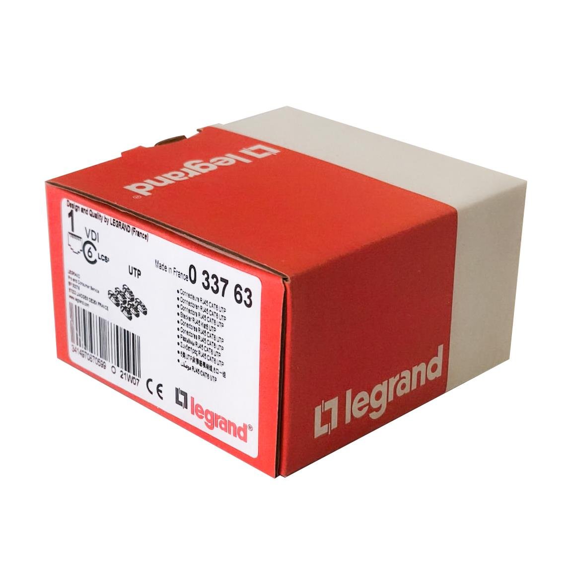 Legrand Connector RJ45 033763 Keystone Jack Konnektör 6 Adet RJ45 BOXLegrandWifi AdaptörleriB040111