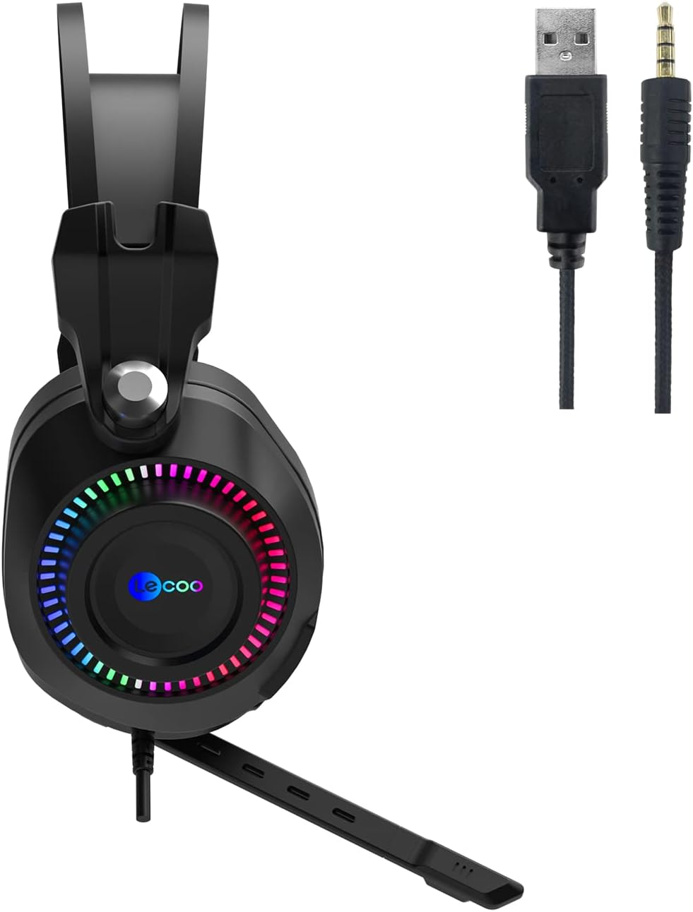 Lenovo Lecoo HT405 RGB Kablolu Kulak Üstü Oyuncu KulaklığıLenovoKulaklıkB07111