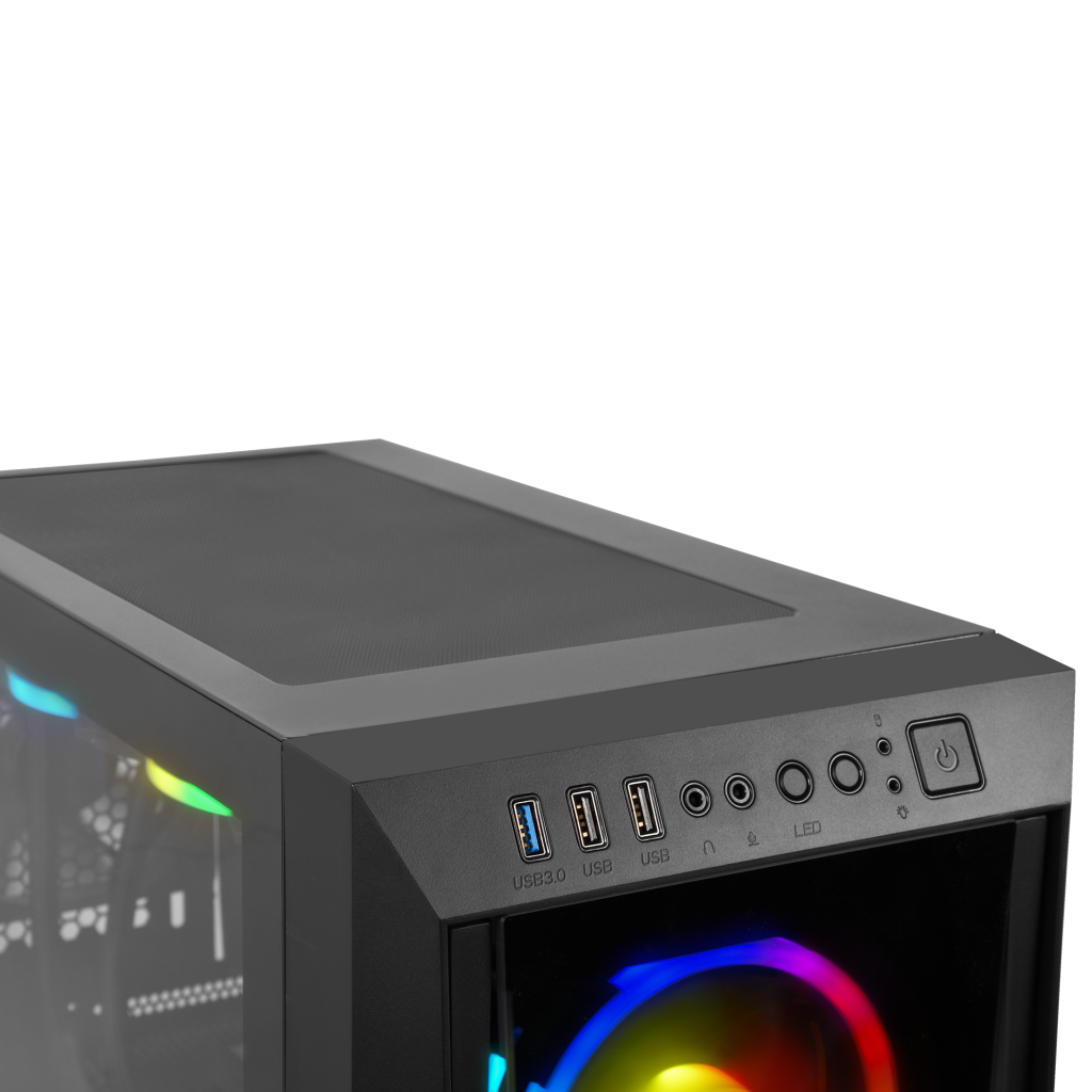 LEOPARD-RXC, Intel i5-14400F, 16Gb DDR4 Ram, 500Gb NVMe SSD, 8Gb GDDR6 RX 5500 Ekran Kartı, 1600W Kasa, OEM PAKET