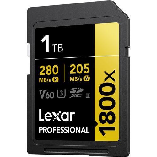 LEXAR 1TB  PROFESSIONAL 1800X LSD1800001T-BNNNU SDHC HAFIZA KARTI