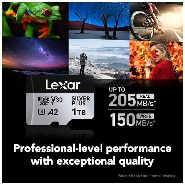 LEXAR 1TB SILVER PLUS LMSSIPL001T-BNANG MICRO-SD HAFIZA KARTI