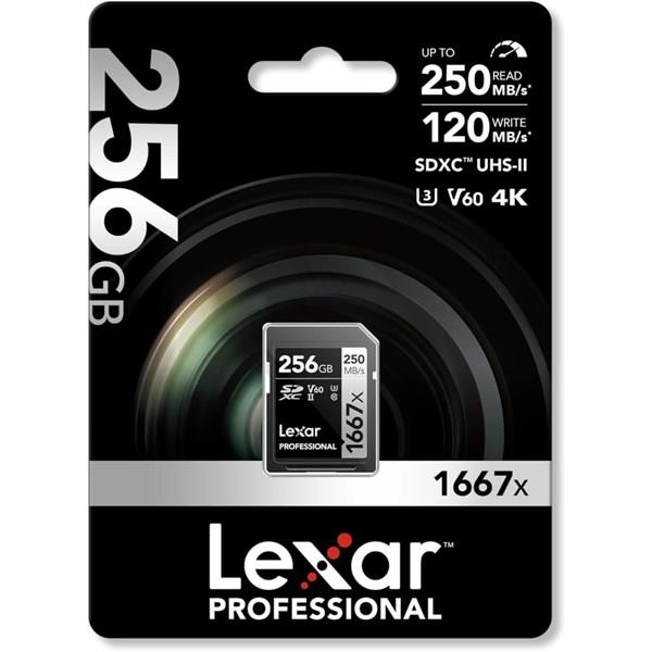 LEXAR 256GB PROFESSIONAL 1667X LSD256CBNA1667 SDHC HAFIZA KARTI