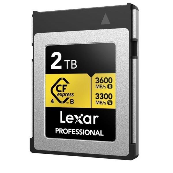 LEXAR 2TB PROFESSIONAL GOLD LCXEXP4002T- RNENG CFEXPRESS 4.0 TYPE-B KART