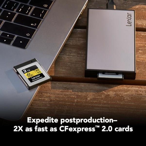 LEXAR 2TB PROFESSIONAL GOLD LCXEXP4002T- RNENG CFEXPRESS 4.0 TYPE-B KART