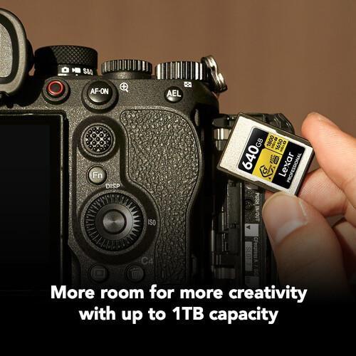 LEXAR 640GB PROFESSIONAL GOLD LCAGOLD640G- RNENG CFEXPRESS 4.0 TYPE-A KART