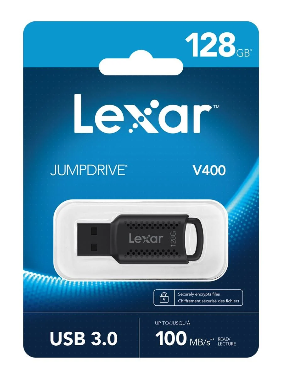 Lexar Jumpdrive V400 LJDV400128G-BNBNG 128 GB 3.0 USB Flash BellekLEXARUSB BellekB07658