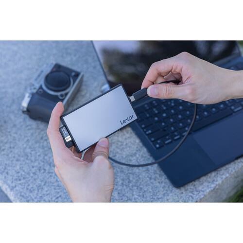 LEXAR PROFESSINAL PROFESSIONAL WORKFLOW DUAL-SLOT LPWF720N-4ANGL HARİCİ KART OKUYUCU