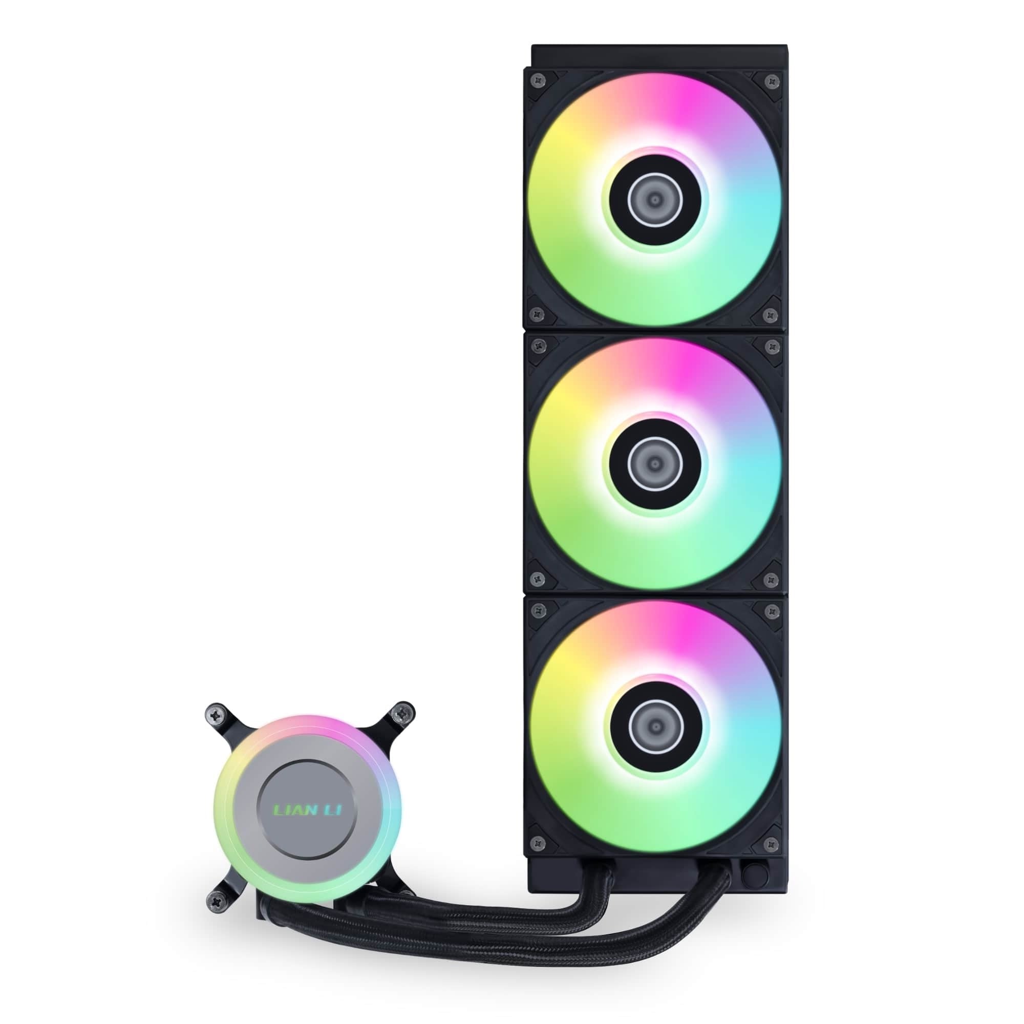 LIAN LI GALAHAD II LITE 360MM LGA1700/1851P/AM5 SOKET SİYAH İŞLEMCİ SIVI SOĞUTUCU G89.GA2L36RB.00
