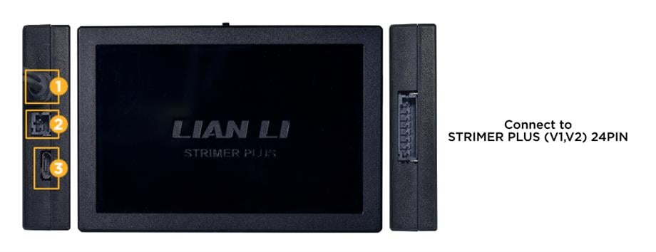 Lian Li STRIMER L-Connect 3 Controller (PW24PV2-1)Lian Li STRIMER L-Connect 3 Controller (PW24PV2-1)Lian LiRGB KontrolcüB04713