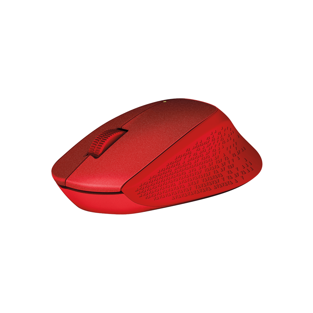 LOGITECH 910-004911, M330 Kırmızı, USB Nano 2,4G Kablosuz, 1000dpi, Optik, 3 Tuşlu, 24ay Pil Ömrü, Sessiz Mouse