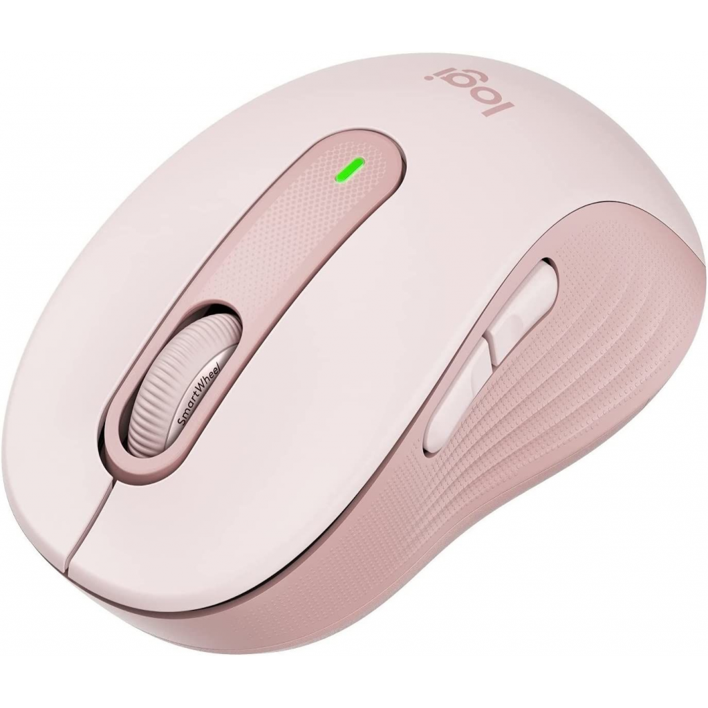 LOGITECH 910-006254, M650 Signature, Rose, Sağ El, USB Nano 2,4G Kablosuz, 4000dpi, Optik, 5 Tuşlu, 24ay Pil Ömrü, Sessiz Mouse