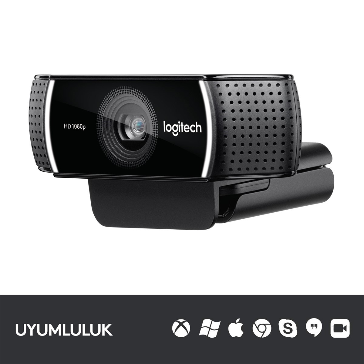 LOGITECH C922 Pro Stream 1920x1080 Web Kamerası (960-001088)