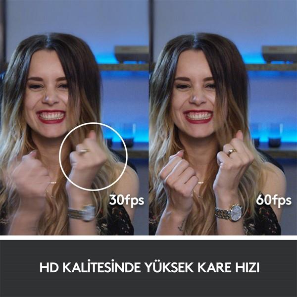 Logitech C922 Profesyonel Yayıncı Webcam-Siyah 960-001088