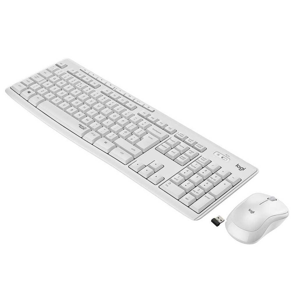 LOGITECH MK295 Beyaz, 920-010089, Kablosuz, Türkçe Q, Klavye Mouse Set