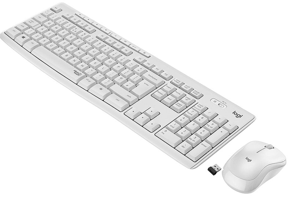 LOGİTECH MK295 KABLOSUZ KLAVYE & MOUSE SETİ BEYAZ 920-010089