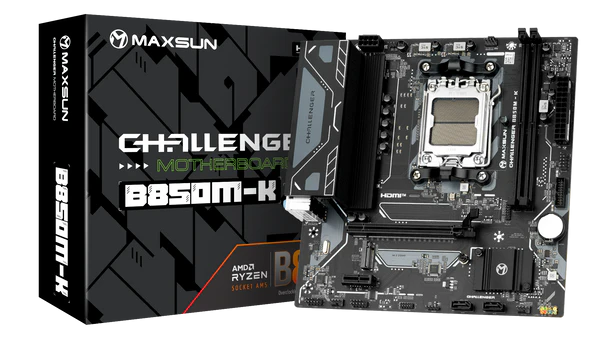 MAXUN CHALLANGER B850M-K HDMI PCIE 5.0 AM5 mATX