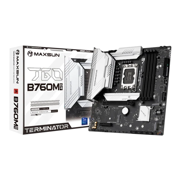 MAXUN TERMINATOR B760M DDR4 HDM-DP PCIE 4.0 1700p mATX