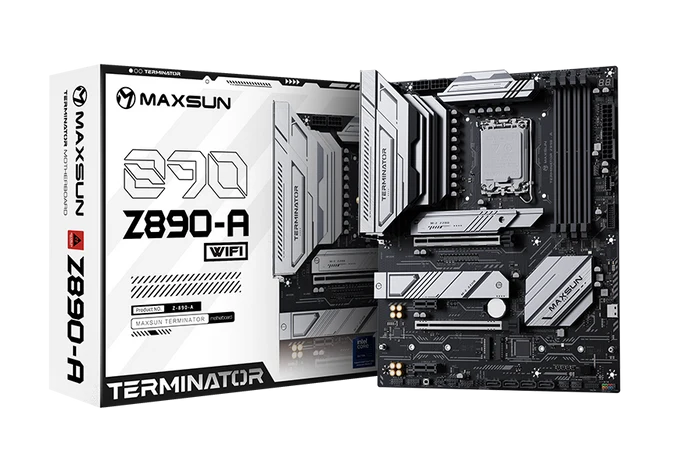 MAXUN TERMINATOR Z890A WIFI6 DDR5 HDMI-DP PCIE 5.0 1851p ATX